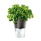 Горшок для растений с функцией самополива, 11 см, серый