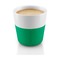 Чашки для эспрессо, 80 мл, 2 шт, ярко-зелёные