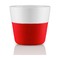 Чашки для лунго, 230 мл, 2 шт, красные