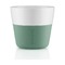 Чашки для лунго, 230 мл, 2 шт, лунно-зелёные
