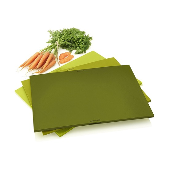 Доски разделочные с подставкой, зеленый, 3 шт