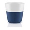 Чашки для эспрессо, 80 мл, 2 шт, тёмно-синие