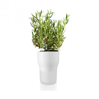 Горшок для растений с функцией самополива, 11 см, белый