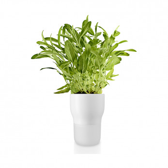 Горшок для растений с функцией самополива, 11 см, белый