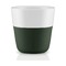 Чашки для эспрессо, 80 мл, 2 шт, тёмно-зелёные