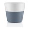 Чашки для лунго, 230 мл, 2 шт, синяя сталь