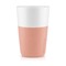 Чашки для латте, 360 мл, 2 шт, персиковый