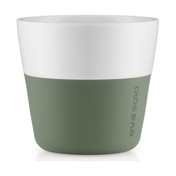 Чашки для лунго, 230 мл, 2 шт, зеленые