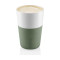 Чашки для латте, 360 мл, 2 шт, зеленые