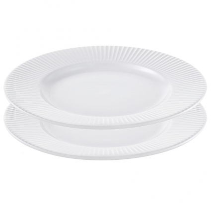 Набор тарелок Liberty Jones Soft Ripples, 21 см, белый, 2 шт.
