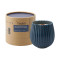 Свеча ароматическая с деревянным фитилём vetiver & black cypress из коллекции edge, синий, 60 ч